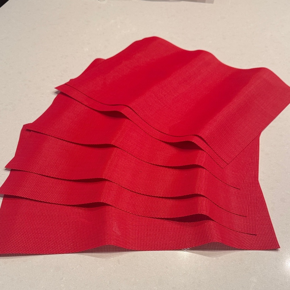 Chilewich Red Dining Table Linens